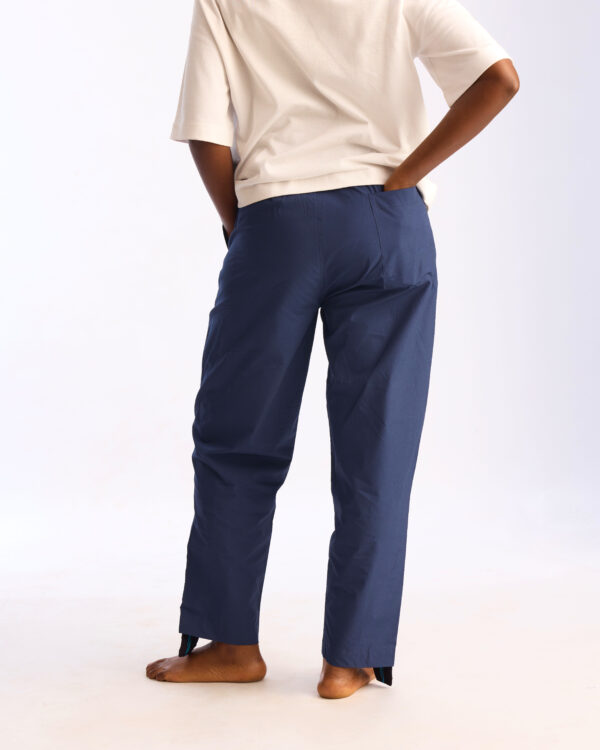 Ìlà Trousers with Aso Oke Ankle Detail