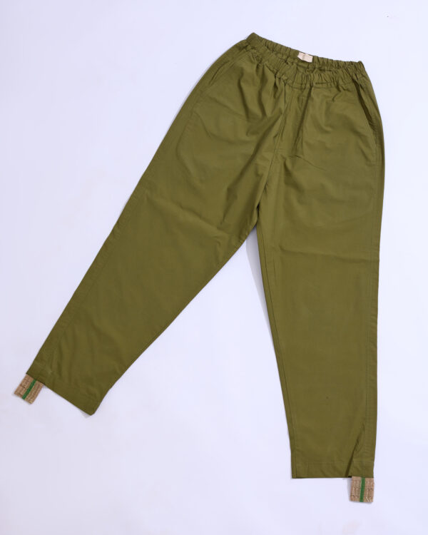 Ìrìn Trousers with Double Aso Oke Patch Pockets