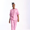 Women’s Seersucker Set in Austrian Raspberry Milkshake